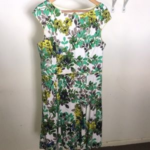 London Style Floral dress Sz. 16